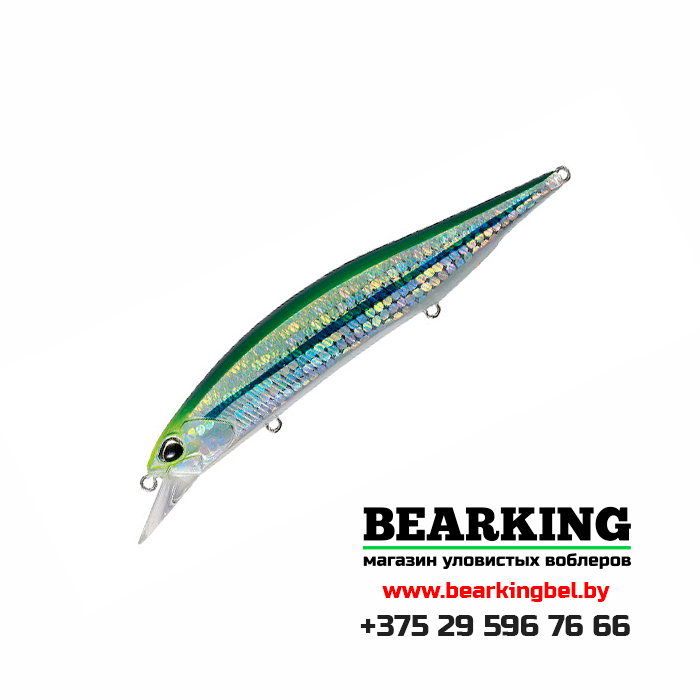 DUO Realis Jerkbait 130SP - Цвет AQAZ033 Chart Head Sayori