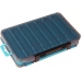 Коробка Kosadaka TB-S31D-BLU, 20*13.5*3.5 см для воблеров, двухсторонняя, тёмно-голубая
