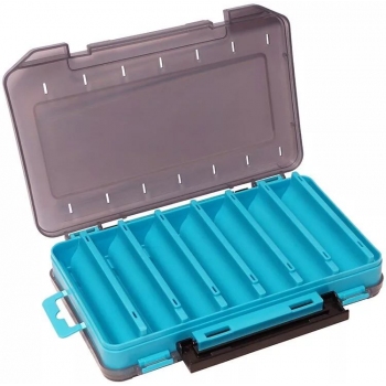 Коробка Kosadaka TB-S31D-BLU, 20*13.5*3.5 см для воблеров, двухсторонняя, тёмно-голубая