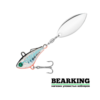 Тейл-спиннер Sprut Shimo Spin 40 (40mm/21g) цв. SBK